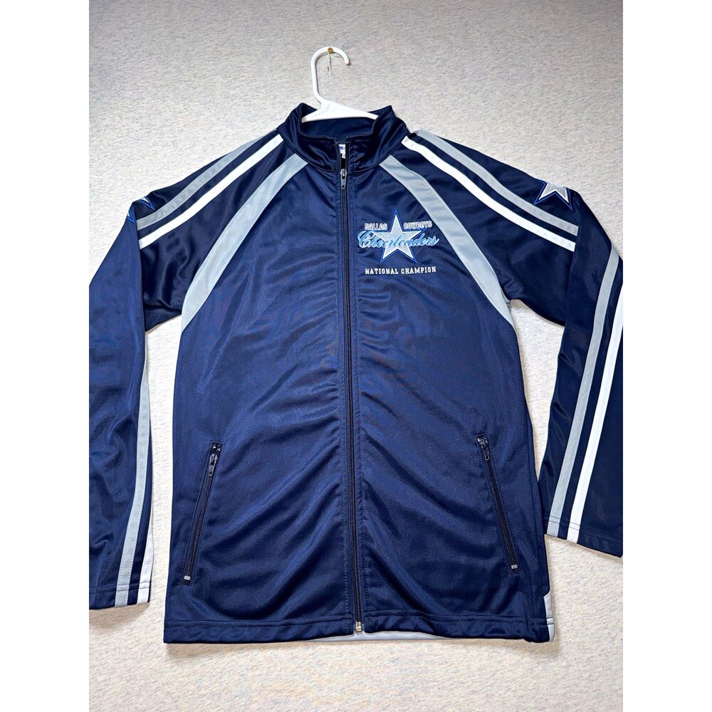 Rebel Athletic NFL Dallas Cowboys Cheerleaders National Champion Blue Jacket AXS